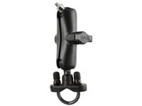 RAM MOUNTS (RAM-B-149Z-237U Handlebar Rail Mount with Zinc Coated U-Bolt Base and 1" Ball Adapter That Contains A 1/4"-20 Thread for Cameras