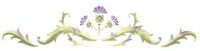 Designer Stencils Thistle Wall Stencil SKU #3139