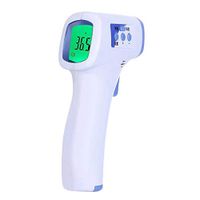 giveyoulucky Non-Contact Digital Thermometer 3 Color Backlight Infrared Body Forehead Detection Blue