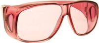 Fit Over Color Therapy Glasses, Poker Sunglasses - Pink