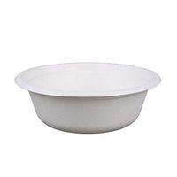 Go-Green Eco-Friendly 100% compostable, Sugarcane Fiber, Disposable 500ml(17oz) Bowl, 50 Pack