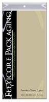 Flexicore Packaging Parchment Tan Gift Wrap Tissue Paper XL | Size: 20 Inch X 30 Inch | Count: 48 Sheets | Color: Parchment
