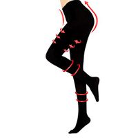 Travel Compression Pantyhose 20-30 mmHg Closed Toe Support Gradient Compression Treatment Women & Men Swelling, Varicose Veins, Edema for Nurse, Flight, Teacher (Black, S)