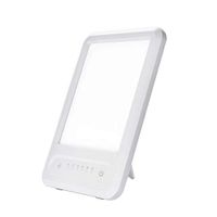 Light Therapy Lamp, Rotatable Stand &Timer Setting 10000 Lux Adjustable Brightness Levels for Happy Life and Job