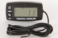 Contempo Views Tach/Hour Meter HM032R: Backlight LCD gasoline Inductive Tachometer for Paramotors, Microlights, Marine Engines, Pumps, Generators, Boats, Motor Cycles, Scooters, Cleaners and Chainsaws