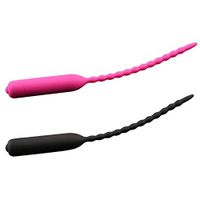 USLIEAN Inflatable Silicone V-íbráting Péniś Plug Urethrál Sounds Cátheter Sȯunding Cage Cap Male Peṅis Insert Device 100% Waterproof Dílatȯr Vibrating for Men Tubing Flexible Toy (Color : Black)
