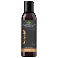 Plant Therapy Sweet Almond Oil - For Skin, Hair, Body, Face & Baby - Natural Moisturizer, Massage & Aromatherapy Carrier Oil 100% Pure, Cold Pressed California Almonds, Made In USA, 4 oz
