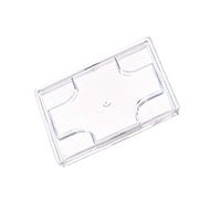 Clear Lid for Cubic Clear Mini Plastic Cup (Case of 576), PacknWood - Transparent Lids for Parfait Cup 209MBKARA90L