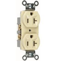 Pass & Seymour CR20-I Commercial Receptacle (Side)