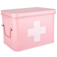 YangXu Medical box-iron, portable, portable, large-capacity, multi-functional belt, moisture-proof and dust-proof, household medical kit, suitcase, child emergency medical kit, travel, portable medica
