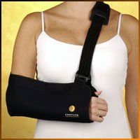 Corflex 1/8" BLACK TRICOT SHOULDER SMALL