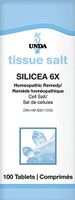 UNDA - Silicea 6X Salt - Homeopathic Remedy Assists with Mild Acne and Brittle Nails - 100 Tablets