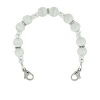 Divoti Beaded Women's Medical Alert ID Interchangeable Replacement Bracelet - 6" w/Extenders - Fiber