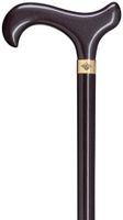 Ladies Derby Cane High Gloss Metallic Aubergine  -Affordable Gift! Item #DHAR-9781200