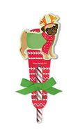 Lady Jayne Christmas Sweater Pups Sticky Pad with Pen, Pug 12337