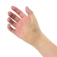 Cojoy 1 Pair of Magnetic Therapy Wrist Hand Thumb Gloves Waterproof Elastic Silicone Gel Wrist Support Brace with Thumb Hole for Hand Arthritis Pressure Pain Relief
