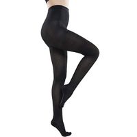 20-30 mmHg Compression Pantyhose for Women & Men Firm Support Pantyhose Help Relieve Varicose Veins Closed Toe Black M MEILYLA