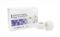 Medical Tapes. Case of 120 Surgical Tapes 1" x 10 yds. Non-sterile Plastic Tape for tubing and Medical Devices. Water Resistant Adhesive Tapes. Hypoallergenic, Latex-Free.