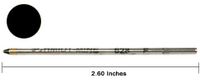 Monteverde Refills D-1 Size Soft Roll Black Medium Point Multi Functional Pen - D132BK