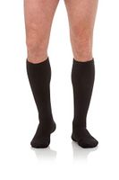Jomi Compression Men's Socks Collection, 20-30mmHg Coolmax 200 (Small, Black)