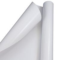 JAM PAPER Gift Wrap - Glossy Wrapping Paper - 25 Sq Ft - White - Roll Sold Individually