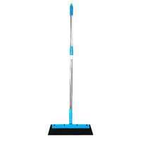 ZICOCO Dual Use Dry and Wet Squeegee Washer Combo, Water Sweeper, Bathroom Sweeper, Floor Wiper Squeegee for Washing and Drying Kitchen Balcony Garage Bathroom (Blue)