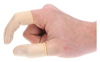 CONDOR 30D251 Powder Free Finger Cots, White, M, PK720