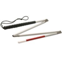 Ambutech Alum. 4-Section Folding Cane-Pencil-56-in