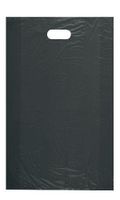 Large Plastic High Density Merchandise Bags in Black 15 x 4 x 24 Inch -1000 Pc