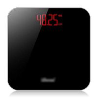 Digital Bathroom Scale,Digital Body Weight Scale,180KG/396 LB,Rounded Corner Design,Automatic Induction， Tempered Glass, USB Charging