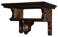 CPAP"Charlie" Shelf Double Dark Walnut Victorian