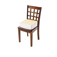 Comfort Finds Rise with Ease Seat Cushion - Thick Firm Chair Cushion Booster - Extra Thick Foam Pad for Home, Patio, Office and Car Seats - Extra Supportive Lift - 15.5 X 18 X 5 (Sherpa Cream)
