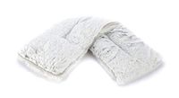 Warmies Cozy Body Faux Fur Lavender Scented Microwavable Neck Wrap - Marshmallow Grey