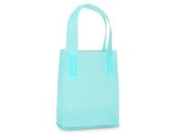 Reusable Frosted Color Bags - Jewel Aqua Frosted Plastic Bags Bulk 3 mil HDPE 4x2x5-1/2" (200 Bags Per Pack) - Wraps-BJWAQP