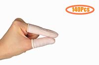Disposable Latex Finger Cots, 100g(Approx.140 PCS),Fingertips Protective Finger Gloves Art Latex Tissue Finger Cot