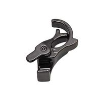Cigarette Ring Clasp, Metal Cigarette Holder Ring Cigarette Cigarette Smokeproof Finger Cigarette (Black)