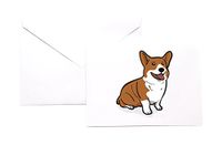Corgi Stationery Note Card Set