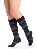 SIGVARIS Women’s Style Microfiber Patterns 830 Closed Toe Calf-High Socks 20-30mmHg