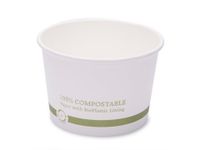 World Centric's 16 Ounce Hot Paper Ingeo Lined Soup Bowls (Case of 500)