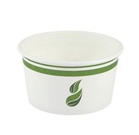 Compostable PLA-Lined Bowl, 12 Ounce, White, 500 Pack