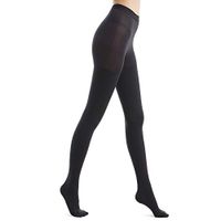 Fytto 1026 Women’s Compression Pantyhose, 15-20mmHg Support Hosiery, Flight Stockings – Improved Leg Circulation & Comfort for Professionals & Travelers, Anti-Swelling Relief, Small, Black