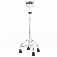 ZYL-YL Old Man Walking Stick,Aluminum Telescopic Lightweight Four Footed Sticks Small Corners Anti-Skid Cane for Elderly Disabled People Walker