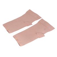 EUBUY Men's/Women's Compression Ankle Support Open-Toe Socks Nude XL