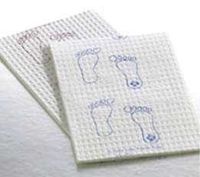 Graham Professional PODIATRIC Towels 3 Ply Towel, 13½" x 18", Mauve,"Footprint", 500/cs