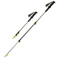 WXL Crutches Ultralight Carbon Trekking Pole Lock Telescopic Carbon Fiber Crutches Mountaineering Outdoor Climbing Equipment (Color : Silver)
