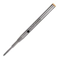 Monteverde USA Ballpoint Refill to Fit Montblanc Ballpoint Pens - Medium Point, Soft Roll, Orange (2 Pack) (M132OR)