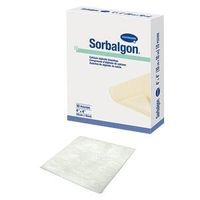 Calcium Alginate Dressing, Latex-Free, Sterile, Individually Sealed, 4" x 4", Box Of 10