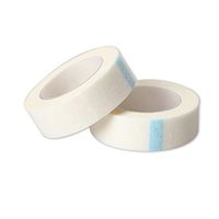 1 Roll Breathable Non-woven Cloth Self-Adhesive Tape Eyelash Lash Extension Sticker Medical Cohesive Wrap Bandages First Aid Medical Wrap Tape for Sports Sprain Swelling Make-up