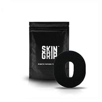 SKIN GRIP Dexcom G6 Adhesive Patches 20-Pack | Pre-Cut & Compatible with Dexcom G6 | Pre-Cut CGM Patches | Premium Constant Glucose Monitor Protection | Waterproof Tape - Black