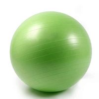 ZENWENYoga Balance Ball Exercise Ball with Resistance Bands Stability and Yoga Ball for Fitness Training Core Strength Gym Abdominal Workout,green-58cm